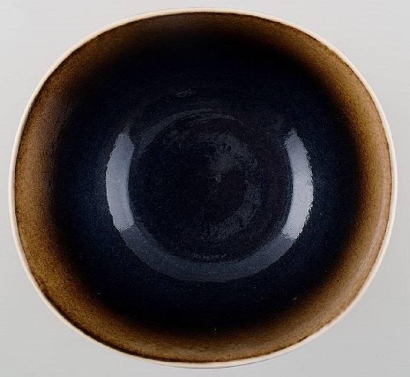 Scandinavian Modern Unique Royal Copenhagen Large Ceramic Bowl by Nils Thorsson For Sale