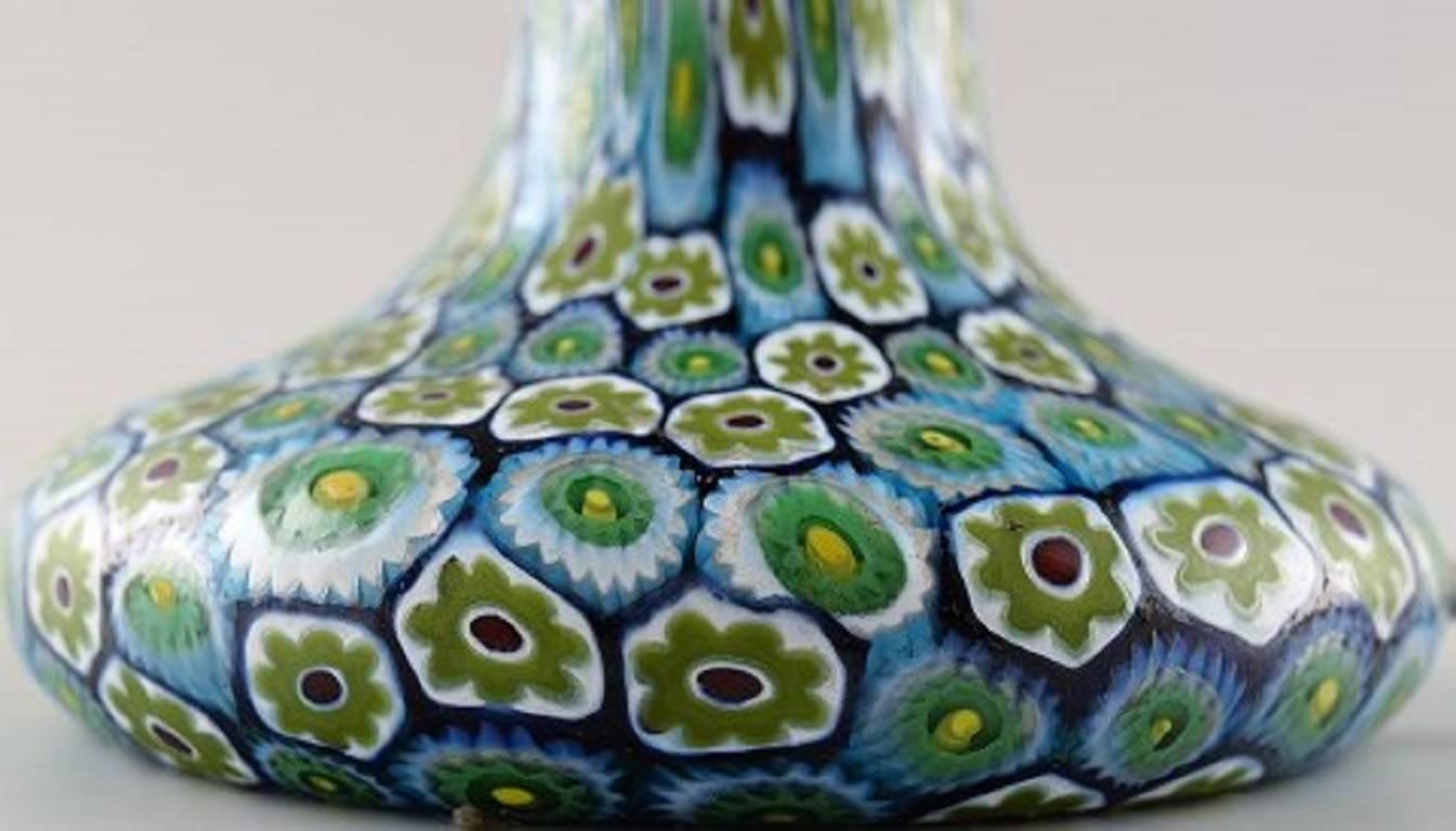 Mid-20th Century Murano, Millefiori, circa 1960s Table Lamp in Art Glass