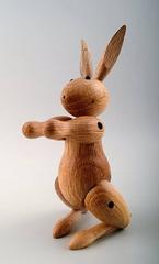 Kay Bojesen, Danish Design, 1960s Rabbit in Oak, Early Model