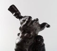 Hans Kongslev for Tinos Bronze, Tinderbox by H.Ch. Andersen, Patinated Bronze