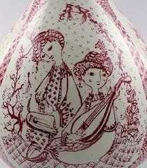 Bjorn Wiinblad, Nymolle Table Lamp in Earthenware