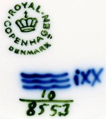 18 Plates Royal Copenhagen, Blue Flower, Cake Plates