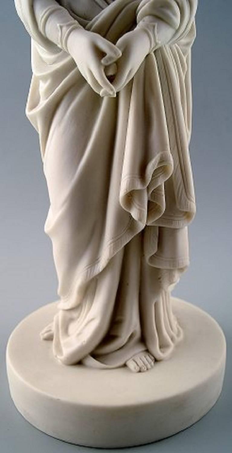 Renaissance Revival Large Minton Parian Figure of the Woman, Early 20th Century