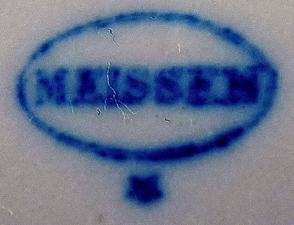 Meissen Blue Onion Pierced/Reticulated Plate In Excellent Condition In Copenhagen, DK