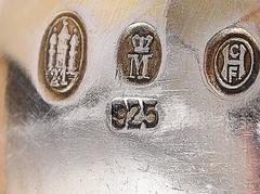 Anton Michelsen Christmas Spoons in Sterling Silver, 1917-1939