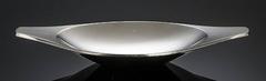 Deux plats Georg Jensen en argent sterling, design : Henning Koppel