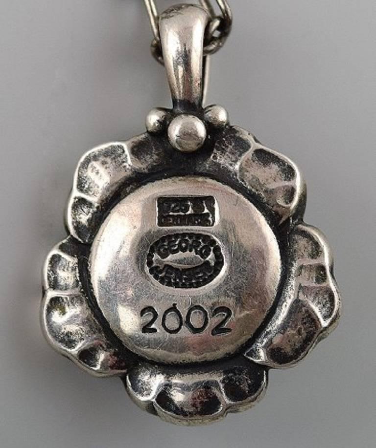 Danish Georg Jensen, 2002 Year Necklace / Pendant with Chain