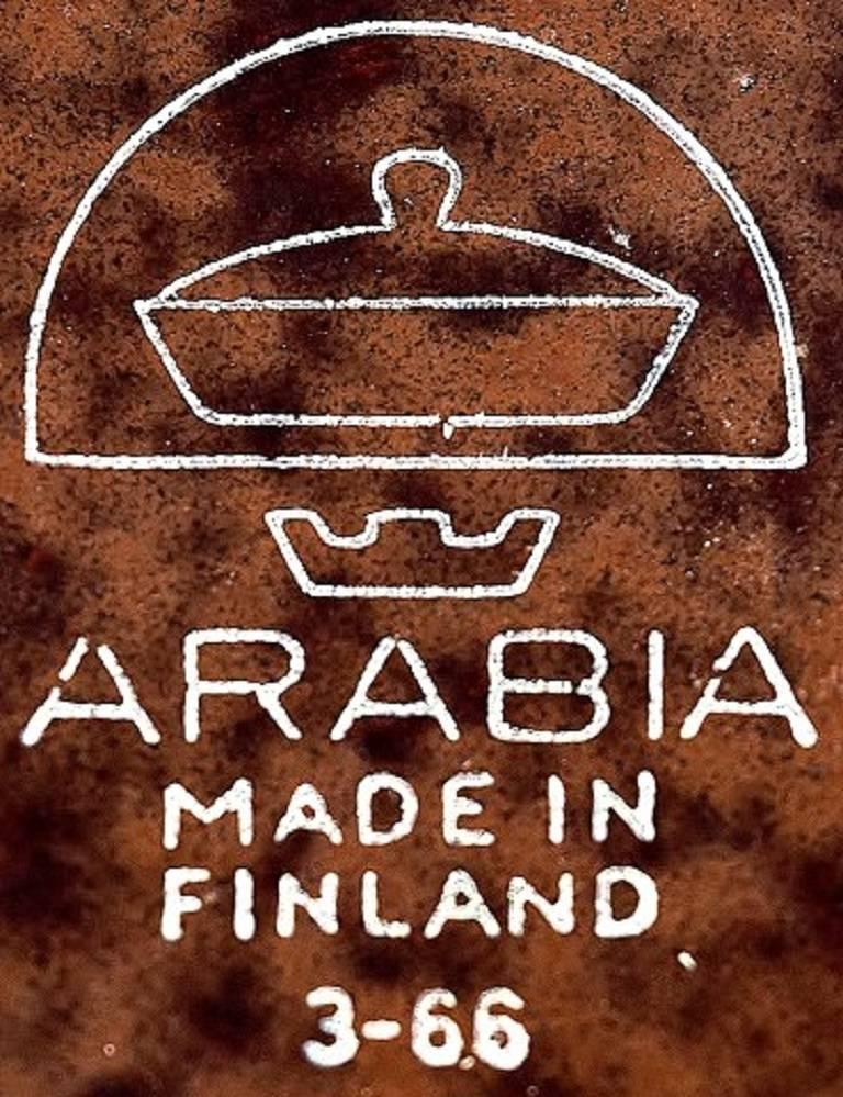 Complete 10 P. Arabia Ruska Stoneware Tea Service, Finnish Design, 1960-1970s For Sale 1