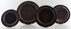 Large and Complete Four P. Arabia Ruska Stoneware Dinner Service, 1960s-1970s
