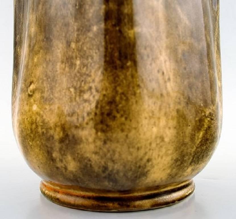 Art Deco Kähler, HAK, Svend Hammershöi, Glazed Stoneware Vase For Sale