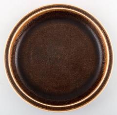 Saxbo, Large Ceramic Dish or Bowl, Beautiful Brown Glaze