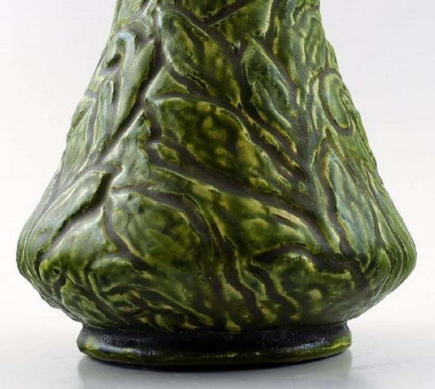 Art Nouveau Rare Kähler, HAK, Glazed Stoneware Vase, circa 1905