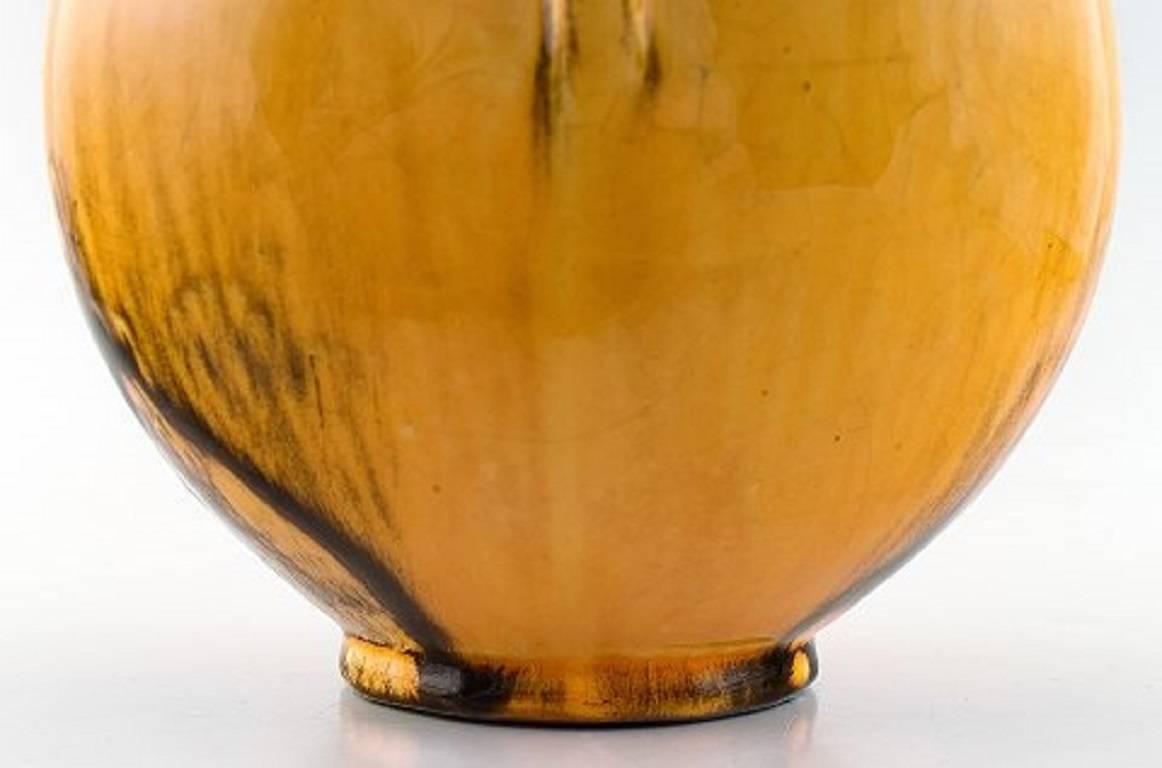 Kähler, HAK, Svend Hammershøi, Glazed Stoneware Vase In Excellent Condition In Copenhagen, DK