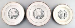 Wilhelm Kåge, Gustavsberg Dinner Service 'Landscape' in Earthenware