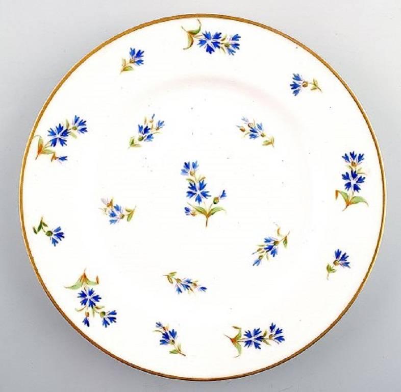 Royal Copenhagen eight antique blue barberry lunch plates.

Measures: 22.5 cm.

circa 1890s.

In good condition, a little wear.
