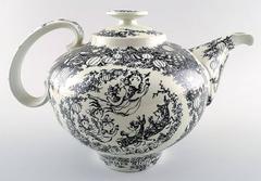 Bjorn Wiinblad for Nymolle, Tea Set, Earthenware, "Midsummer Night's Dream"