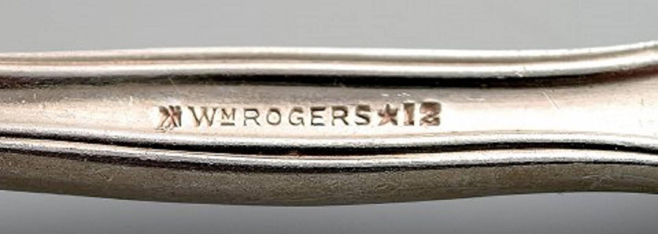 13 pièces en argent américain, argent sterling Wallace et W. Rogers, riche ornementation Bon état - En vente à København, Copenhagen