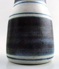 Pottery Vase of Gunnar Nylund for Rörstrand, "Bandefrillo, " Sweden, 1960