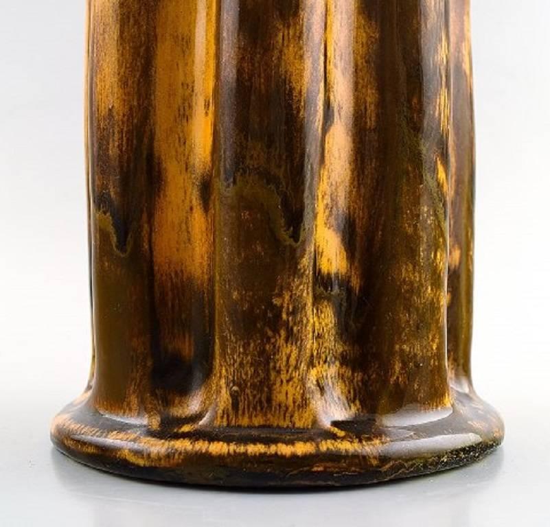 Art Deco KäHler, HAK, Svend Hammershoi, Glazed Stoneware Vase