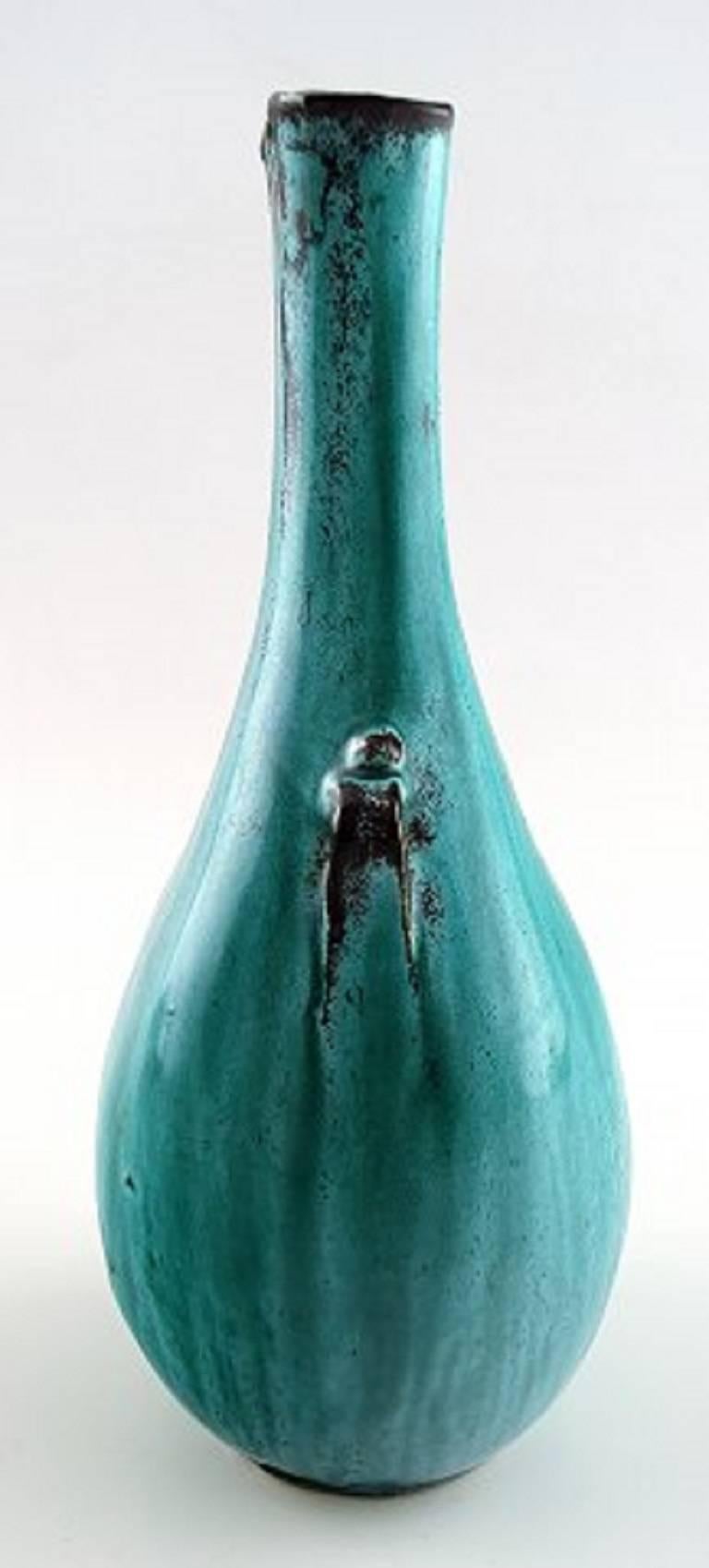 Mid-20th Century Svend Hammershoi for KäHler, HAK, Glazed Earthenware Vase, 1930s