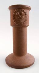 Gustavsberg a Pair of Unglazed Candlesticks, app. 1960s