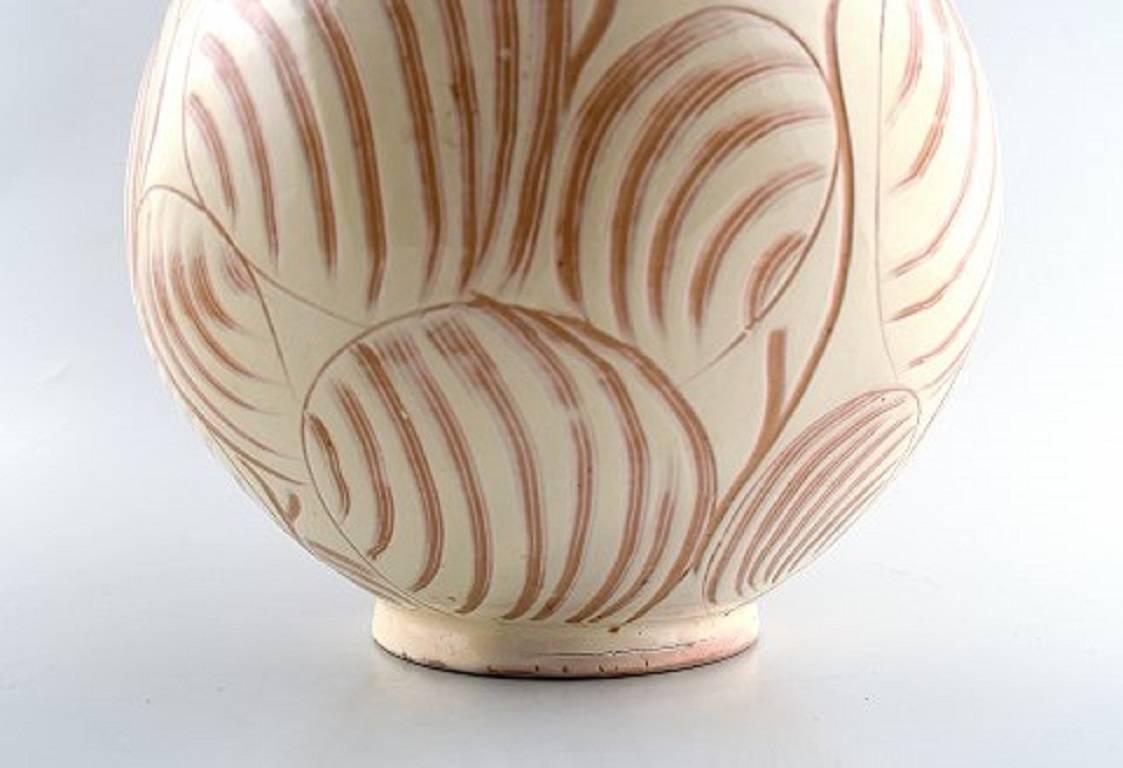 Danish Kähler, Denmark, Glazed Stoneware Vase, 1940s