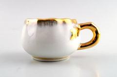 P. Pastaud for Limoges, France, Tea / Mocha / Sake Set of Six Pieces on Tray