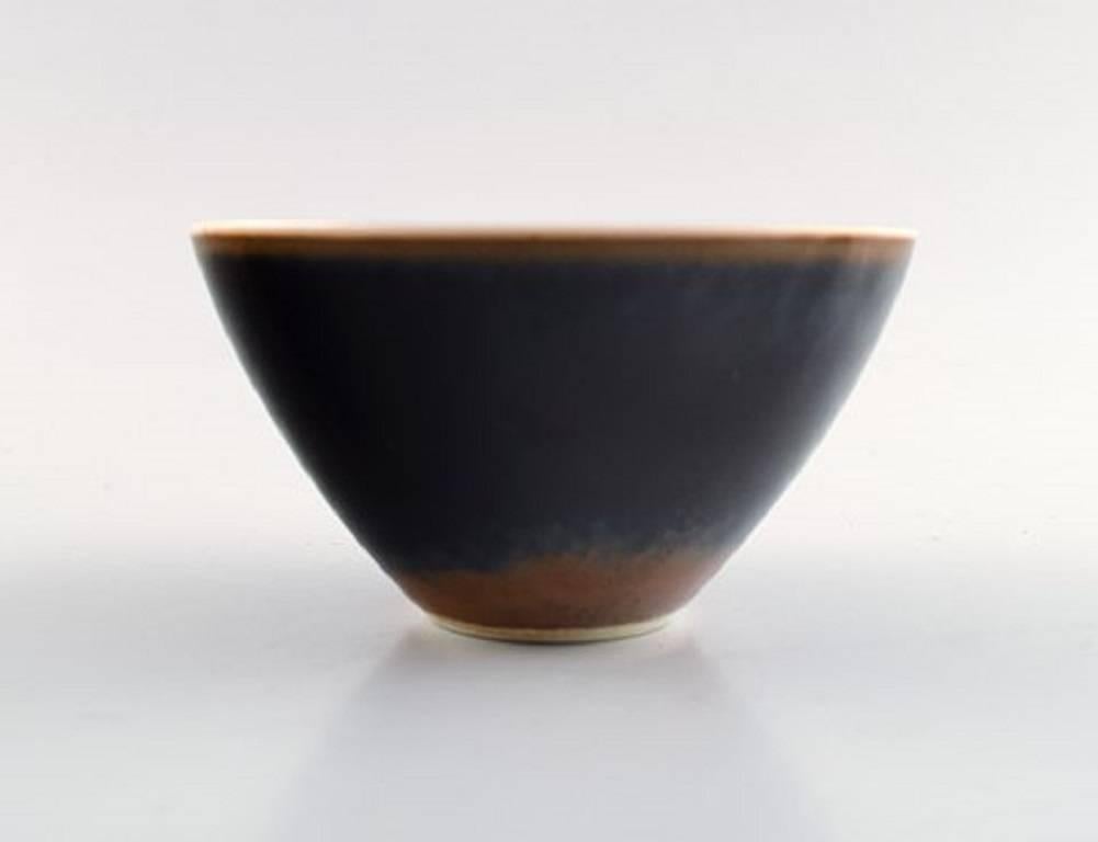 Scandinavian Modern Rörstrand, Three Ceramic Bowls, Sweden, Mid-20th Century For Sale