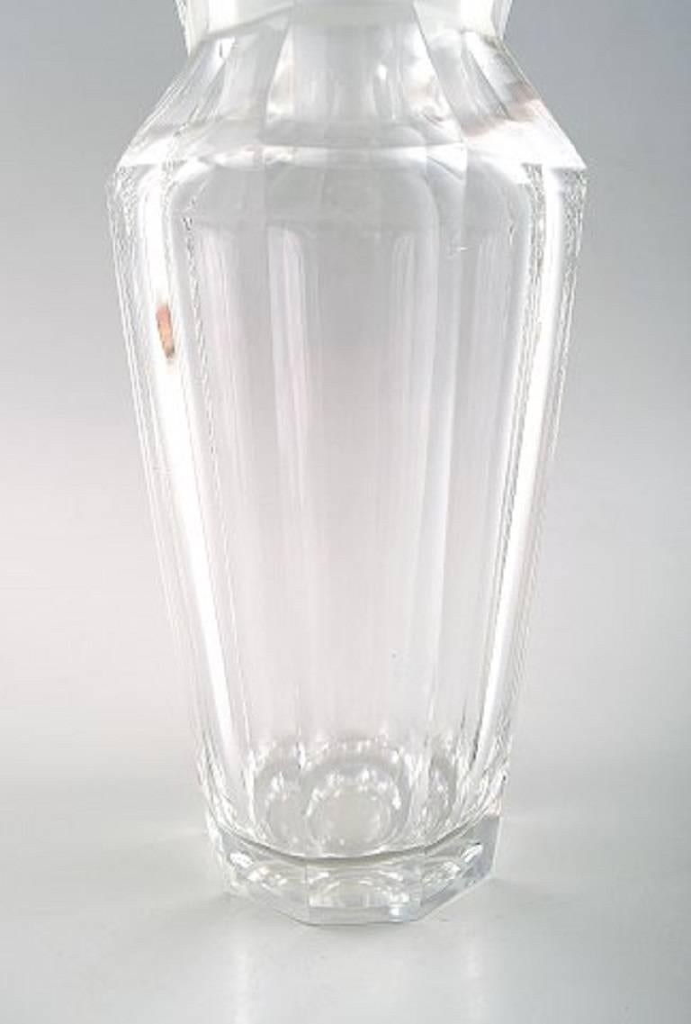 Suédois Pichet/Shaker à cocktail en verre transparent, verre d'art suédois moderne, années 1960 en vente