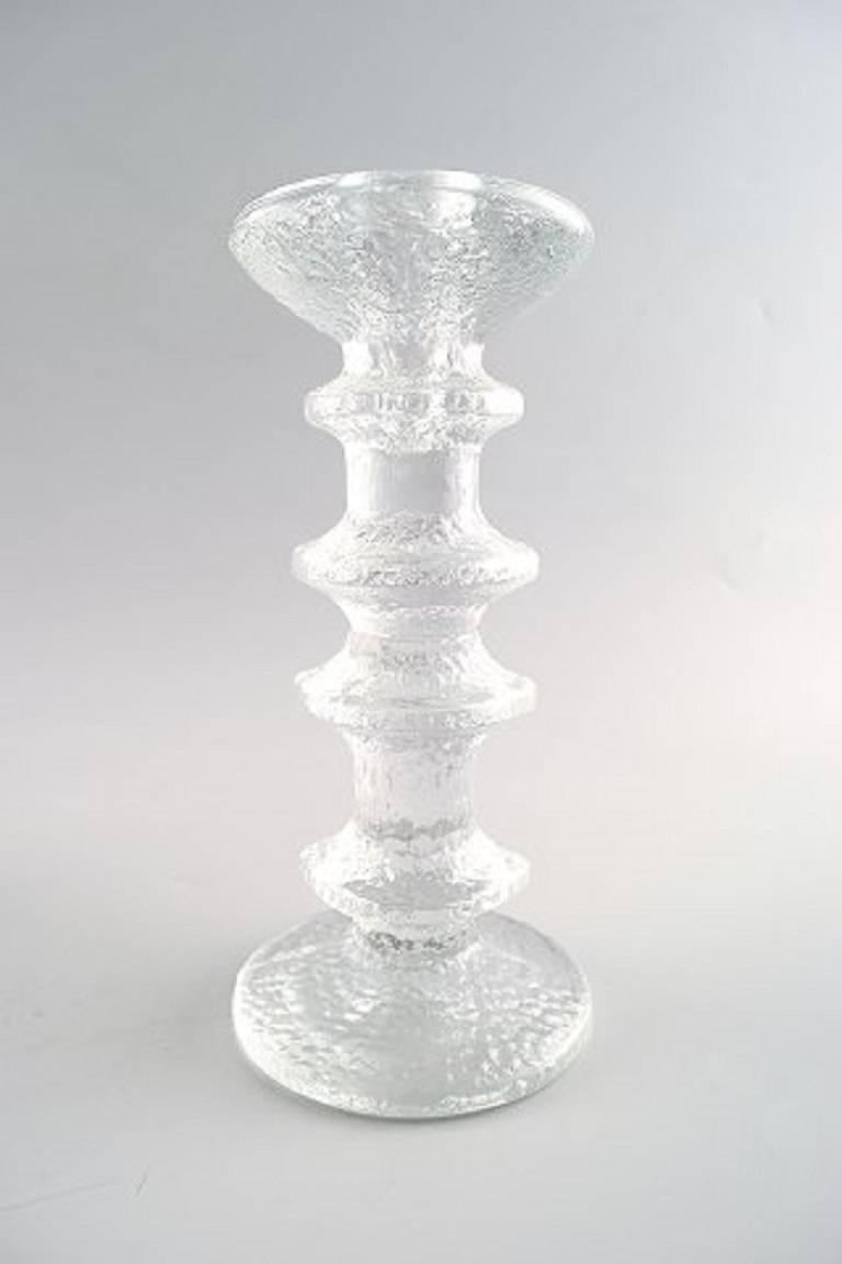 Finnish Four Iittala Festivo Candlesticks, Design Timo Sarpaneva, Finland, 1980s For Sale