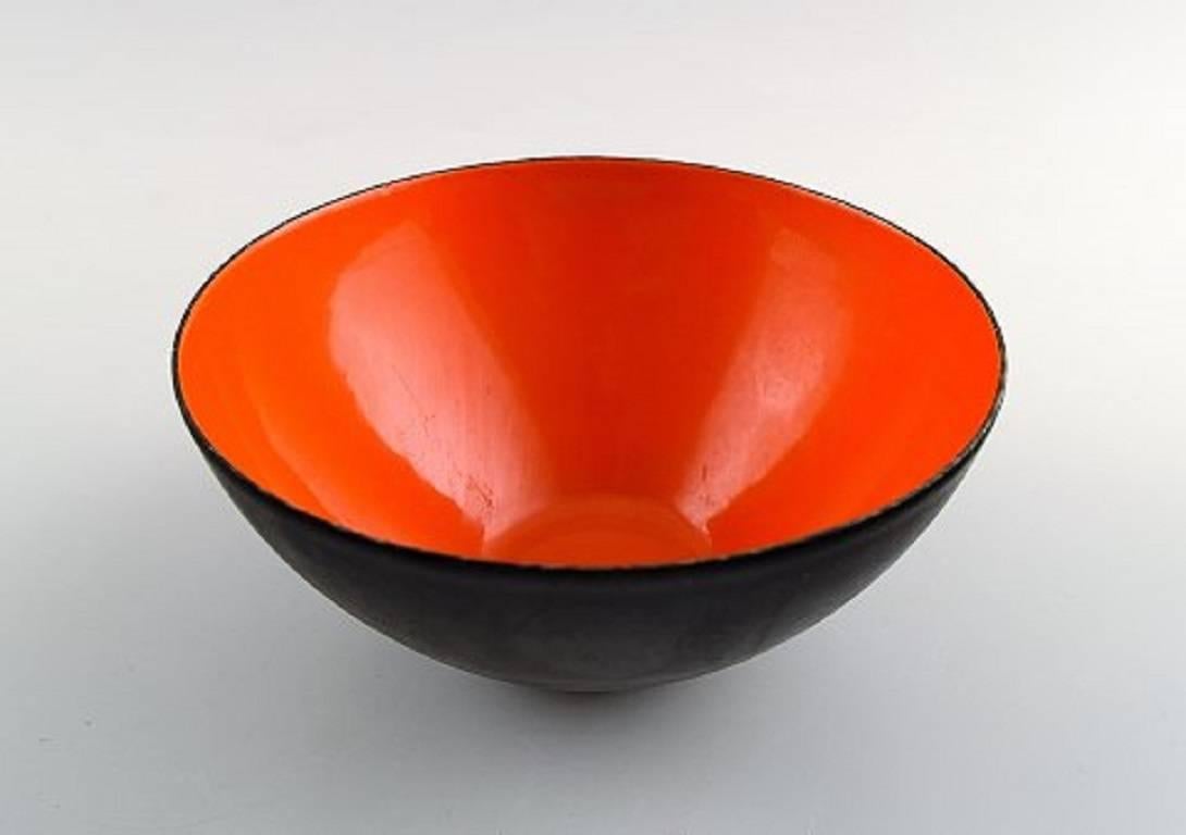 Scandinavian Modern Krenit Bowl and Two Dishes by Herbert Krenchel, 1970s, Danish Design