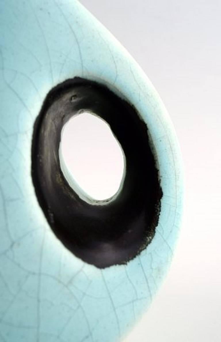 Metà XX secolo Hans Hedberg, Ceramista svedese, Vaso unico in ceramica, anni '60 circa in vendita