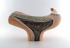 Thomas Nittsjö Large Unique Ceramics Figure in the Form of a Bird, 1960s