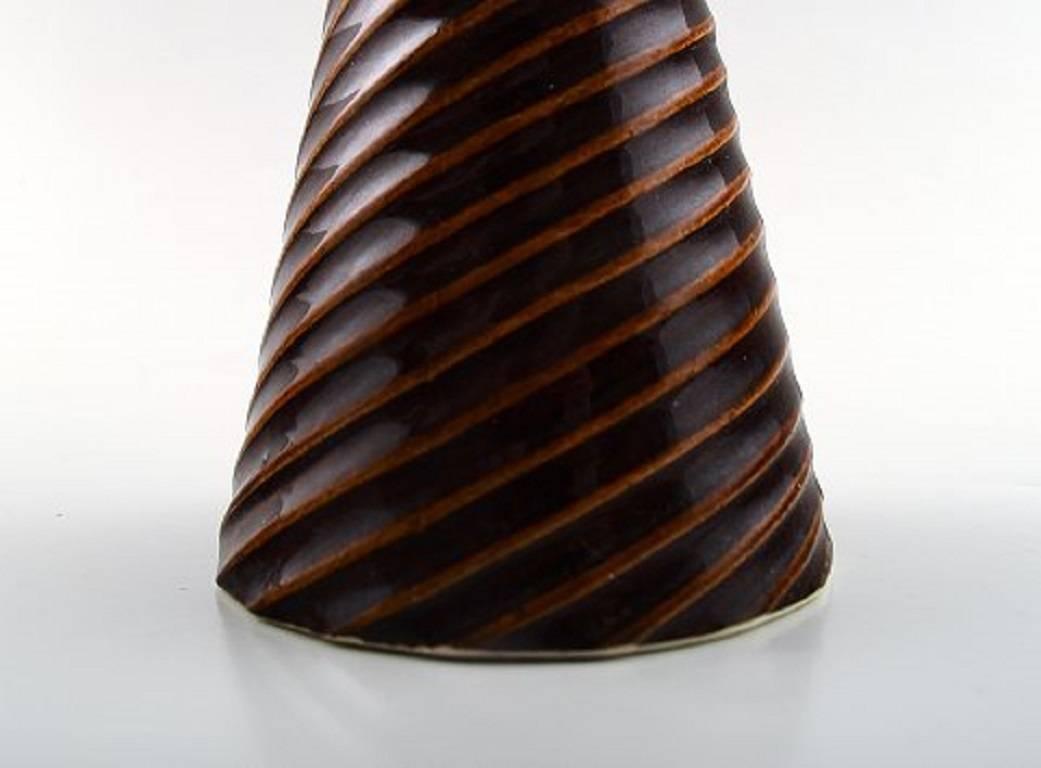 Scandinavian Modern Stig Lindberg, Gustavsberg, Domino Vase in Ceramic, 1950s
