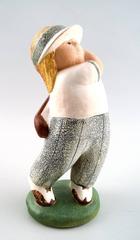 Rare Lisa Larson Golfer, Gustavsberg, K-Studio