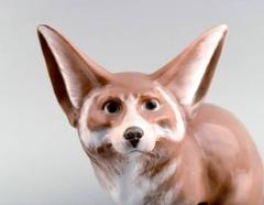 Rare Royal Copenhagen Large Desert Fox  Figure