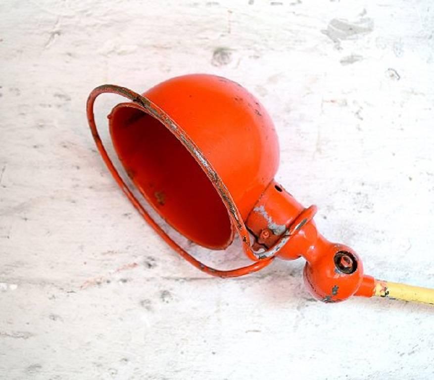 Jean-Louis Domecq, French Industrial Table Lamp, Painted Metal, Adjustable In Good Condition In Copenhagen, DK