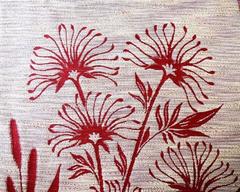 Rölakan Rug or Wall Carpet in Wool, Handwoven, Sweden, Mid-20th Century