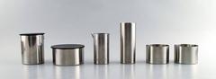 Arne Jacobsen for Stelton, Tray, Pitcher, Ashtray and More, Stainless Steel