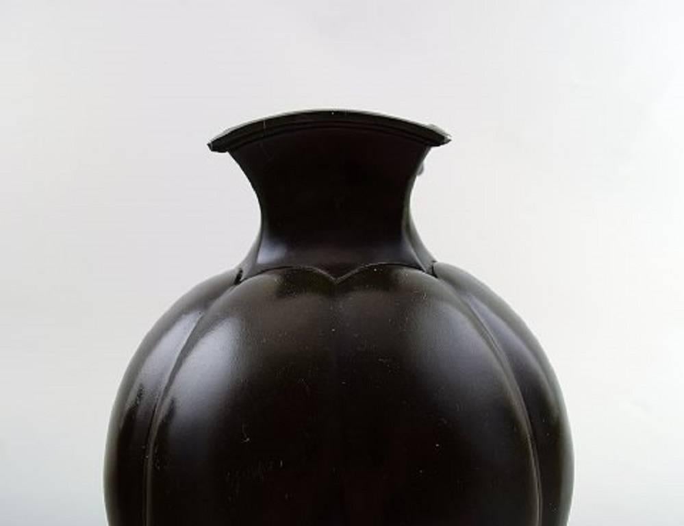 Just Andersen Art-Déco-Vasen aus heller Bronze, Nummer 1754, 1930er Jahre (Art déco)