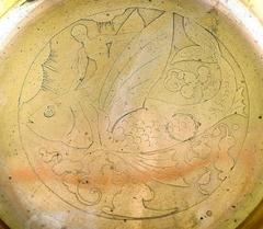 Just Andersen Art Deco Bronze Bowl with FlyingFfish