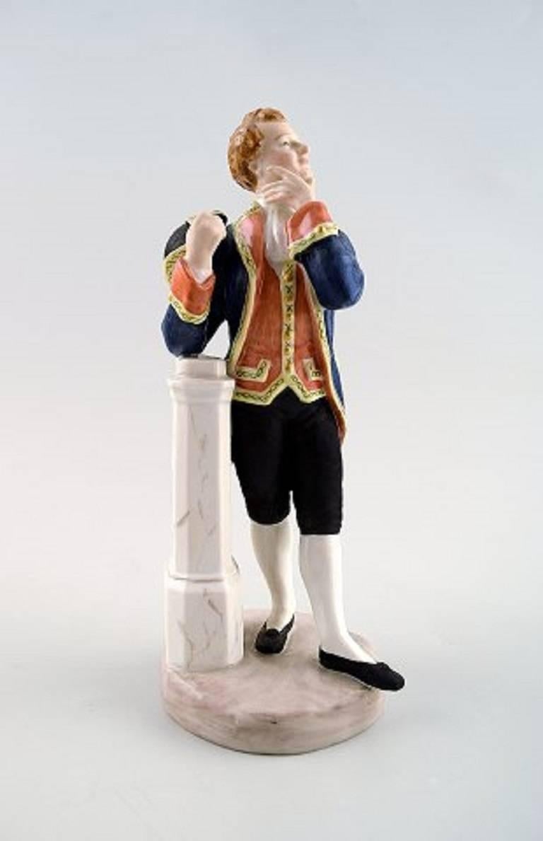 Danish Bing and Grondahl Figure of Oluf Poulsen as Henrik, Holberg Collection For Sale