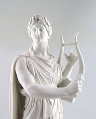 Large antique Bing and Grondahl Bisque Apollon Figure