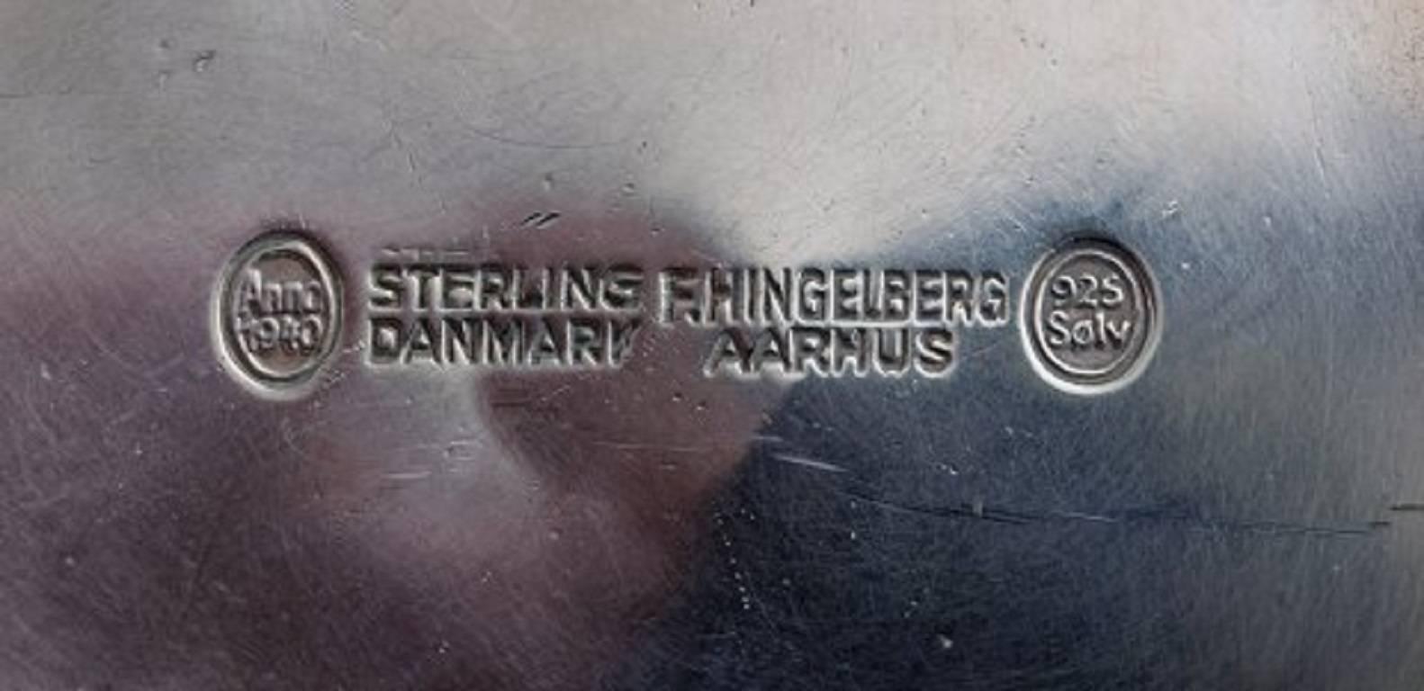 Arne Bang & Frantz Hingelberg, Small Stoneware Mustard/Jam Pot, Mid-20th Century 1