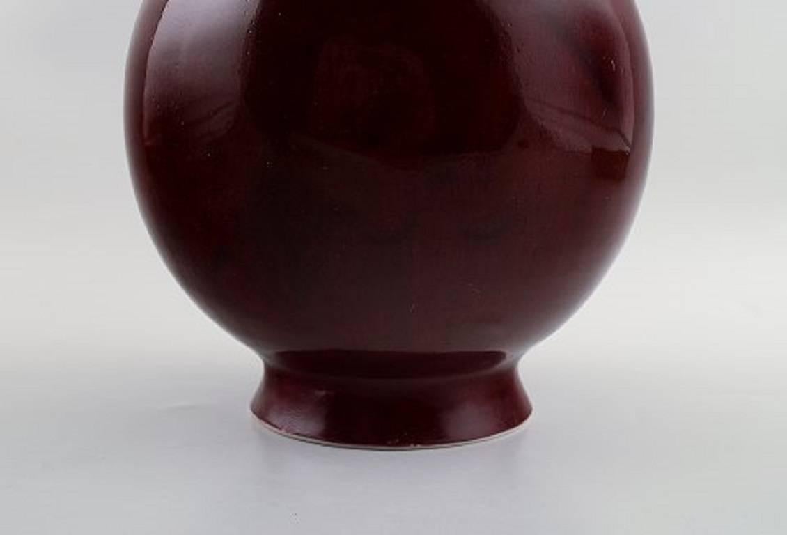 Royal Copenhagen Bode Willumsen Unique Oxblood Glaze Stoneware Vase, 1927 1
