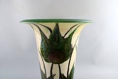 Large Kähler Vase, HAK, Glazed Stoneware Vase, 1940s