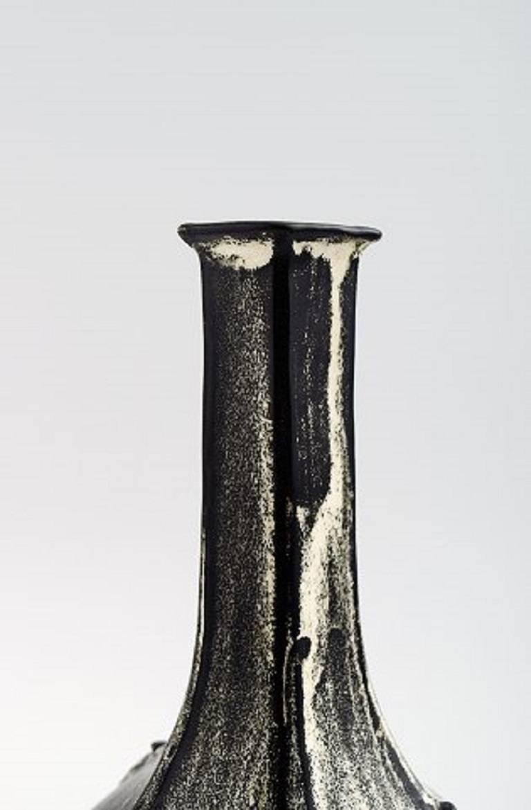 Large Kähler, Denmark, Glazed Earthenware Vase, 1930s by Svend Hammershøi In Excellent Condition In Copenhagen, DK