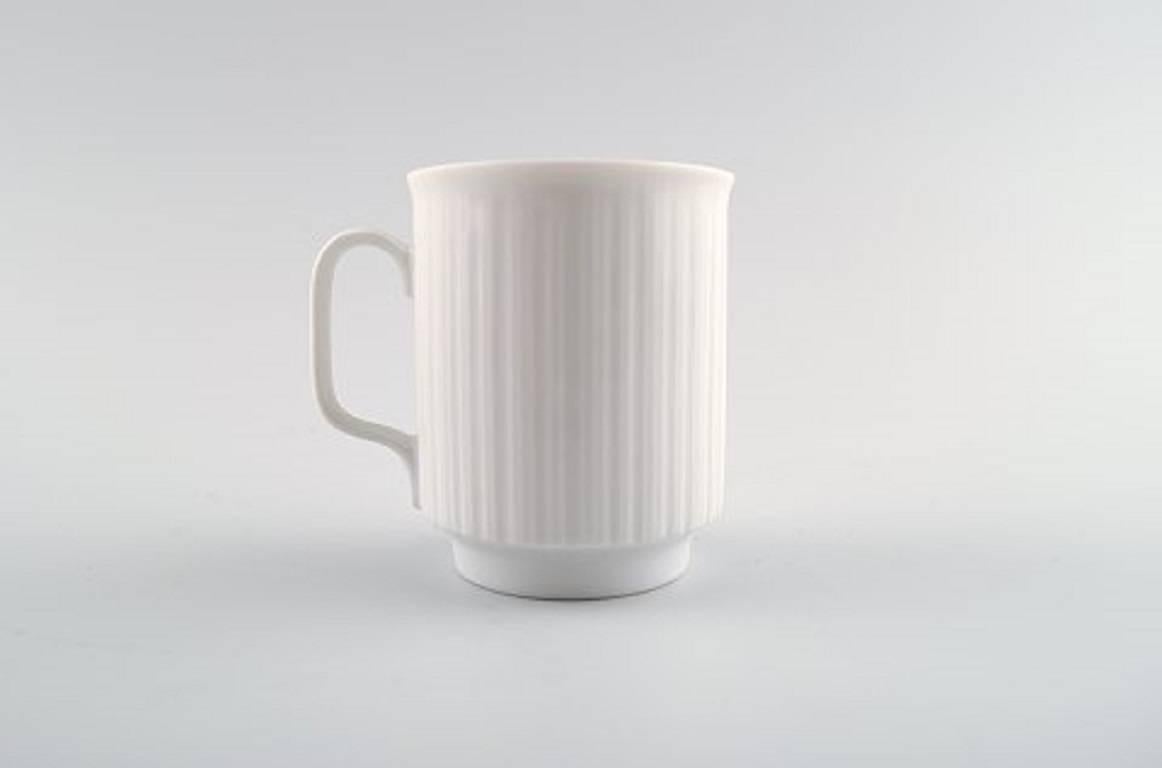 Scandinave moderne T. Wirkkala pour Rosenthal Studio-Line Porcelain Noire, service à moka pour six personnes en vente