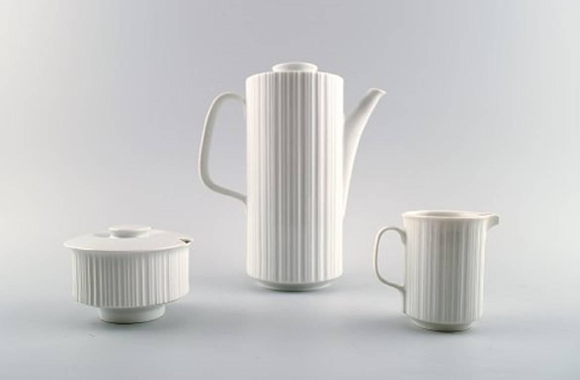 T. Wirkkala pour Rosenthal Studio-Line Porcelain Noire, service à moka pour six personnes Excellent état - En vente à Copenhagen, DK