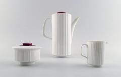 T.Wirkkala for Rosenthal Studio-Line Porcelaine Noire, Six Person Mocha Service